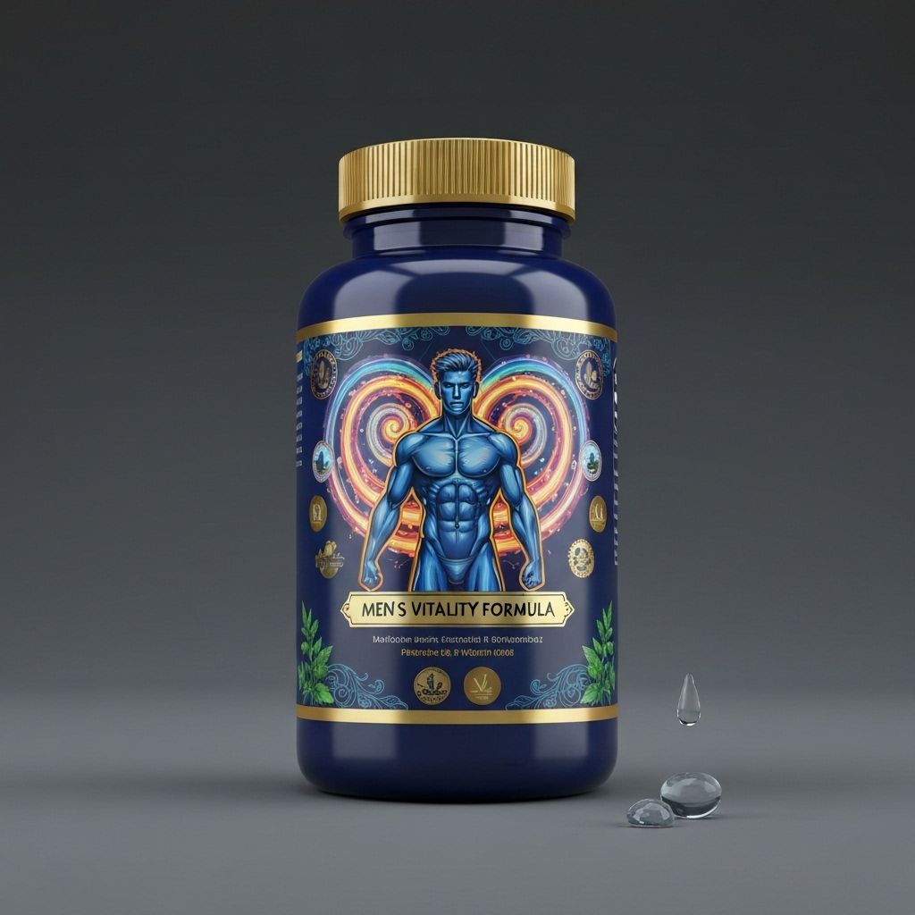Men's vitality formula supplements